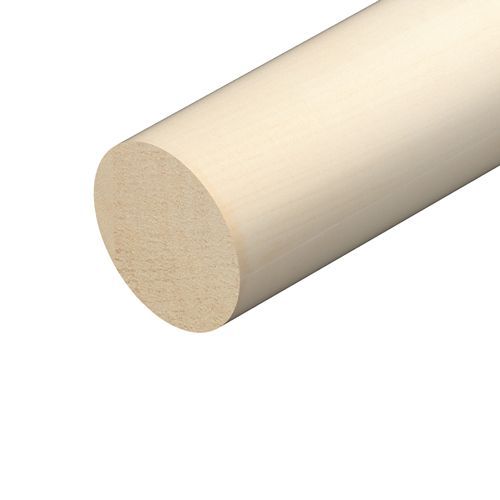 38 x 38 x 2400mm Light Hardwood Dowel