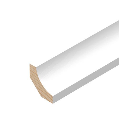 15 x 15 x 2400mm White Primed Scotia