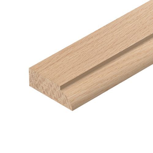 12 x 34 x 2400mm White Oak Door Stop
