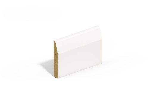 4.2mtr 14 x 94mm Chamfered/Round Mdf Primed Skirting Board