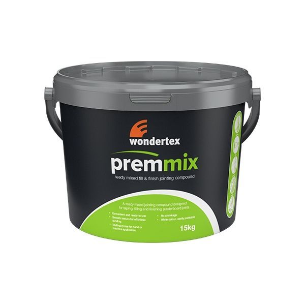 15kg Wondertex Premmix Ready Mixed Fill & Finish