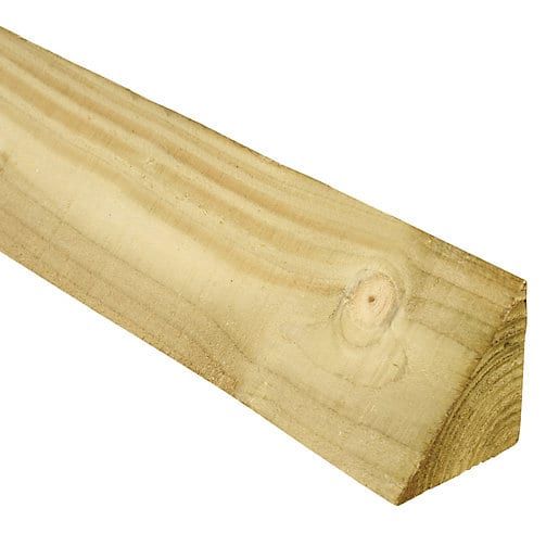 1.8mtr 47 x 47 Sawn Pressure Treated Tilt Fillet