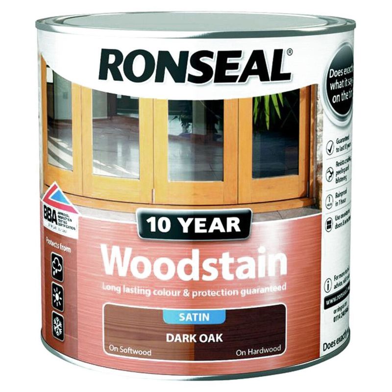 Ronseal 10 Year Woodstain Dark Oak