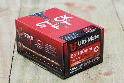 Ulti-Mate WOODSCREWS POZI SQUARE DOUBLE CSK ZYP 5 x 100mm (100)
