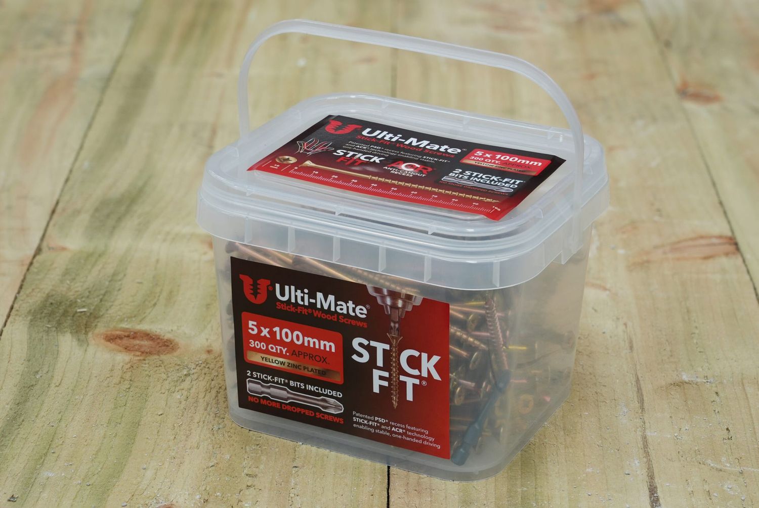 Ulti-Mate WOODSCREWS POZI SQUARE DOUBLE CSK ZYP 5 x 50mm (600)