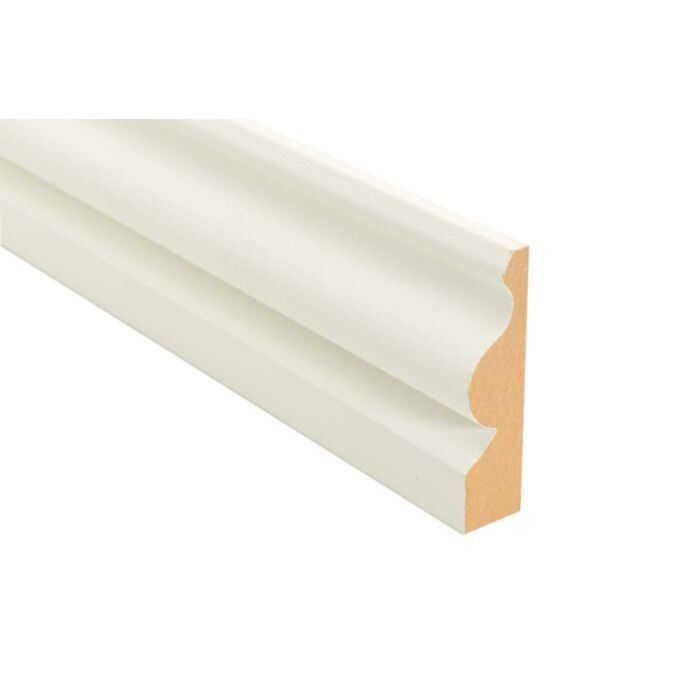 4.4mtr 18 x 69mm Mdf Primed Ogee Architrave 4.4mtr 18 x 69mm Mdf Primed Ogee Architrave