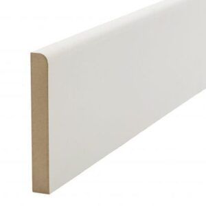 18 x 144mm Pencil Round Mdf Primed Skirting Board