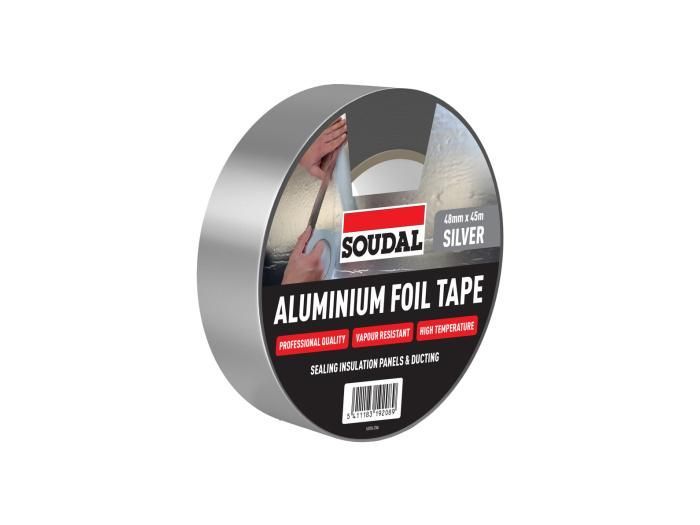 Soudal Aluminium Foil Tape 48mm x 45mtr