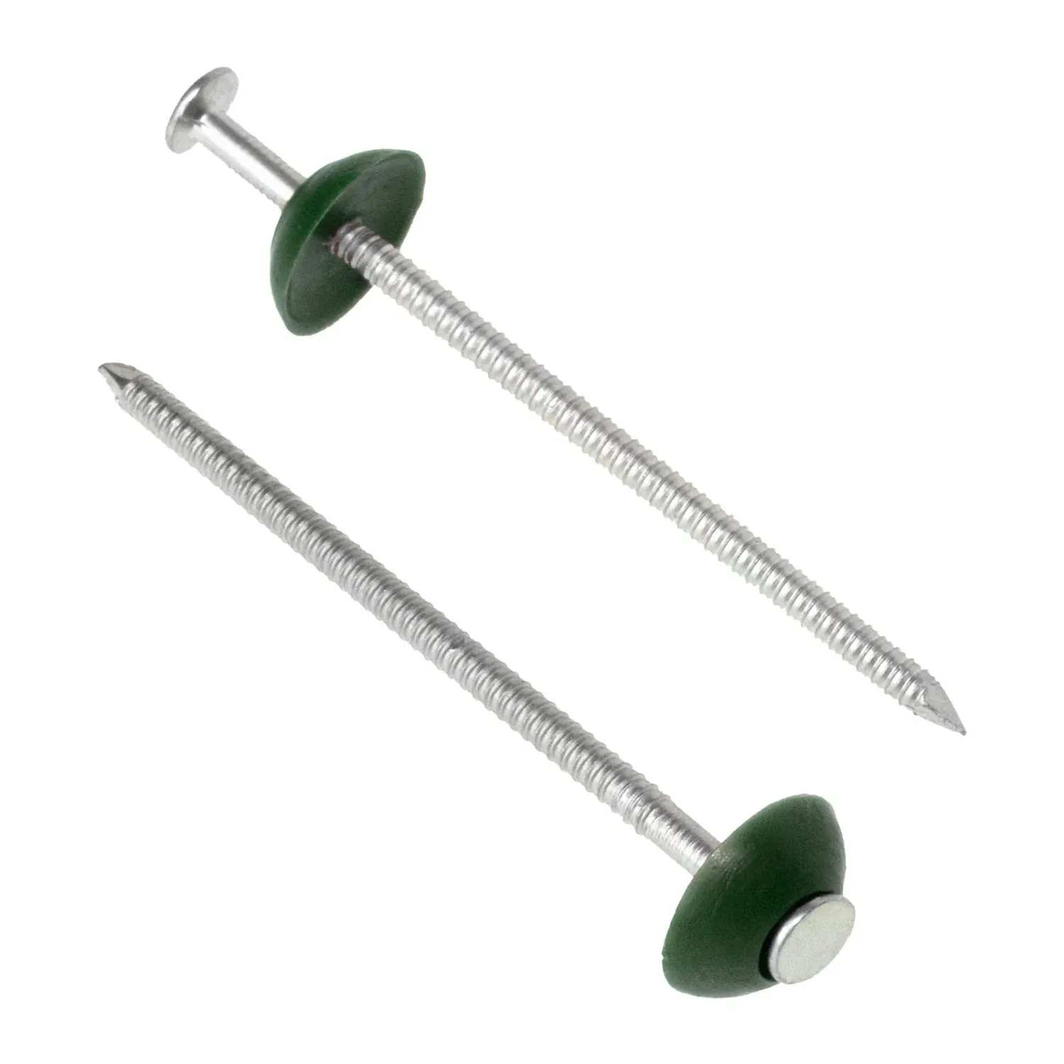 Box (200) Bitumen Super Seal Nails Green