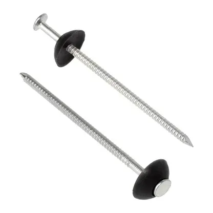 Box (200) Bitumen Super Seal Nails Black