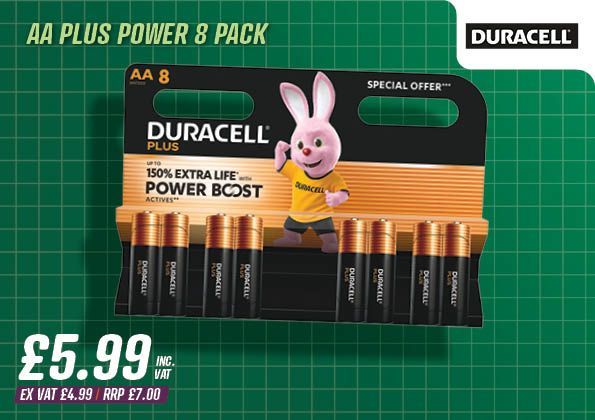 Duracell AA Plus Power 8 Pack