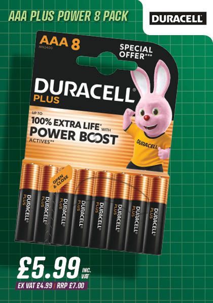 Duracell AAA Plus Power 8 Pack