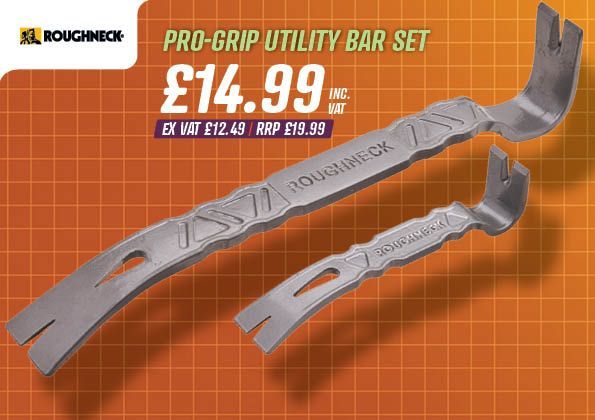 Roughneck Pro-Grip Utility Bar Set