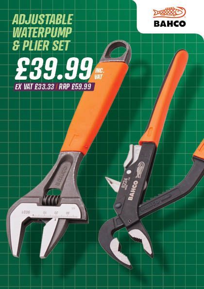 Bahco Adjustable Waterpump & Plier Set