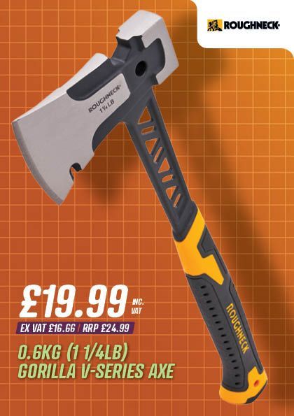 Roughneck 0.6Kg (1.1/4lb) Gorilla V-Series Axe