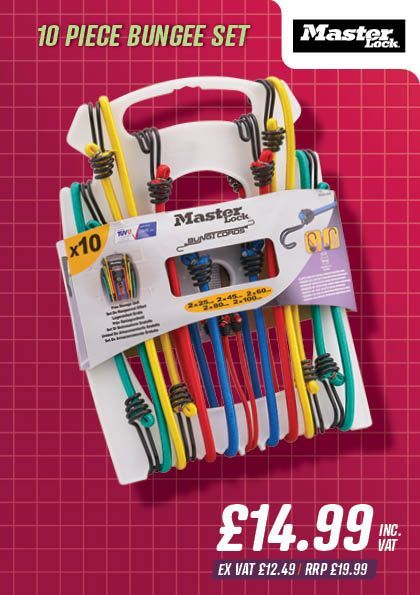 Master Lock 10 Piece Bungee Set