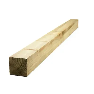 2.4mtr Pressure Treated Timber 100mm x 100mm (4 2.4mtr Pressure Treated Timber 100mm x 100mm (4"x4") Fence Post