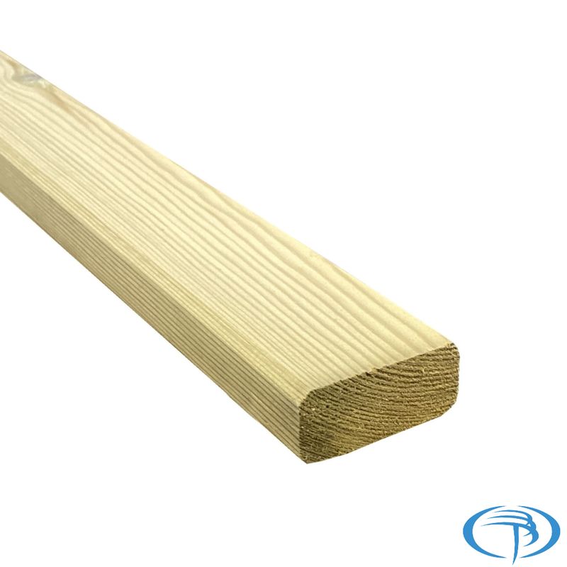 3.9mtr 19mm x 44mm Planed Redwood Landscape Batten