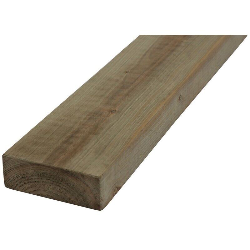 2.4m Economy 220mm x 70mm Treated Garden Sleeper