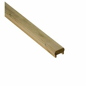 2395mm 44 x 68 Treated Decking Handrail/Baserail