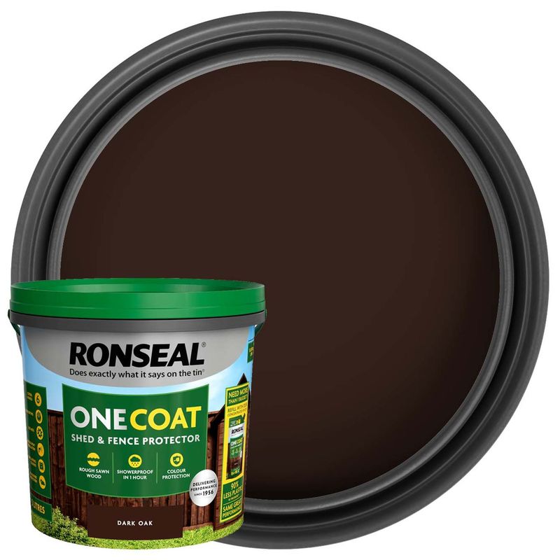 Ronseal 5ltr One Coat Fence life Dark Oak