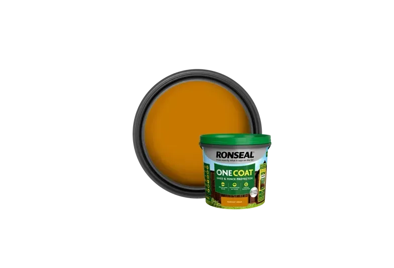 Ronseal 5ltr One Coat Fence life Harvest Gold