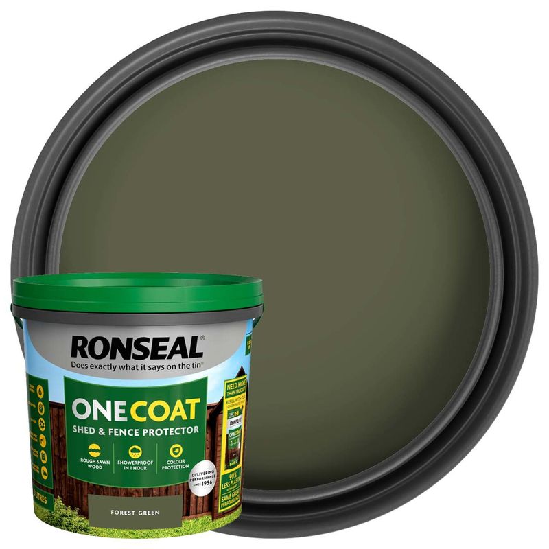 Ronseal 5ltr One Coat Fence life Forrest Green