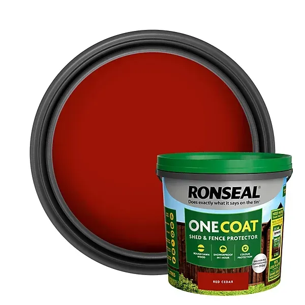 Ronseal 5ltr One Coat Fence life Red Cedar