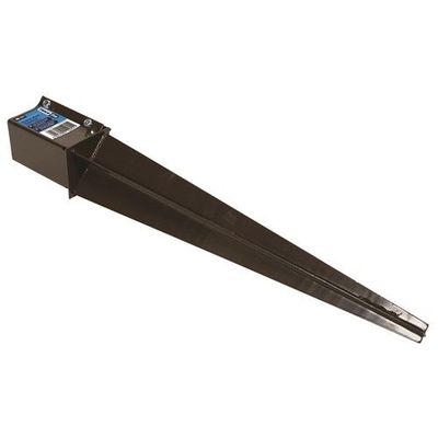 FENCE POST SUPPORT (600mm SPIKE) BROWN 100x100mm FENCE POST SUPPORT (600mm SPIKE) BROWN 100x100mm