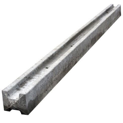 2.75m (9') Intermediate Slotted Concrete Post