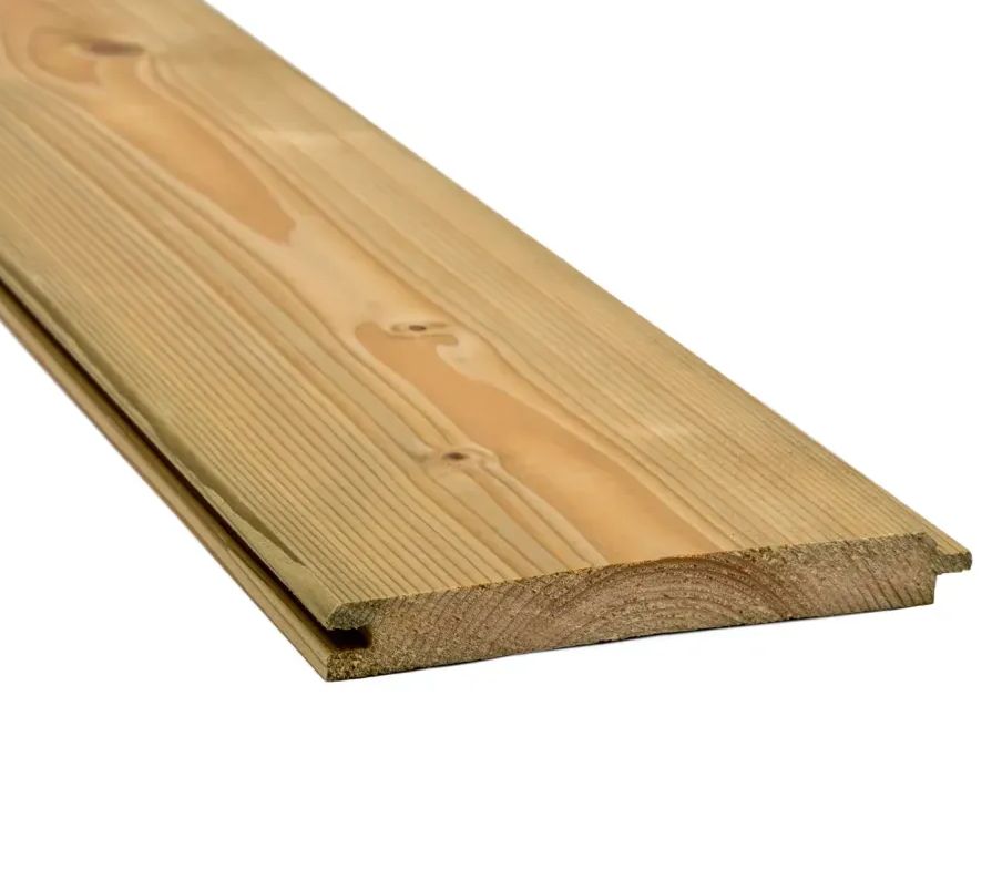 2.4mtr 14mm x 119mm Treated Tongue & Groove V Cladding 2.4mtr 14mm x 119mm Treated Tongue & Groove V Cladding
