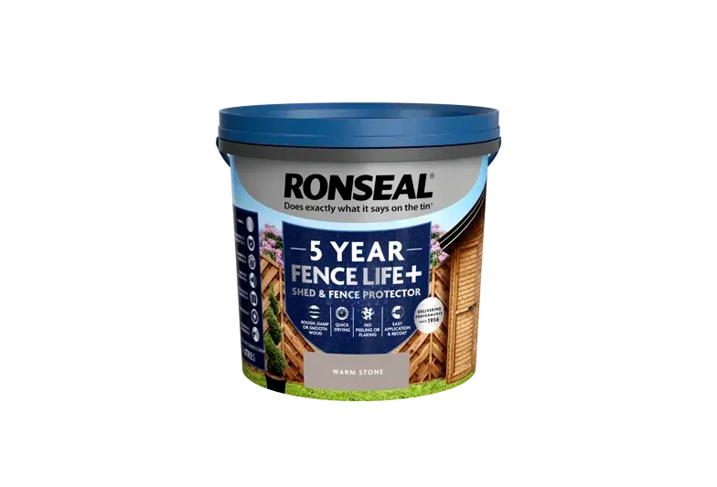 Ronseal 5ltr Fence Life Plus Warm Stone