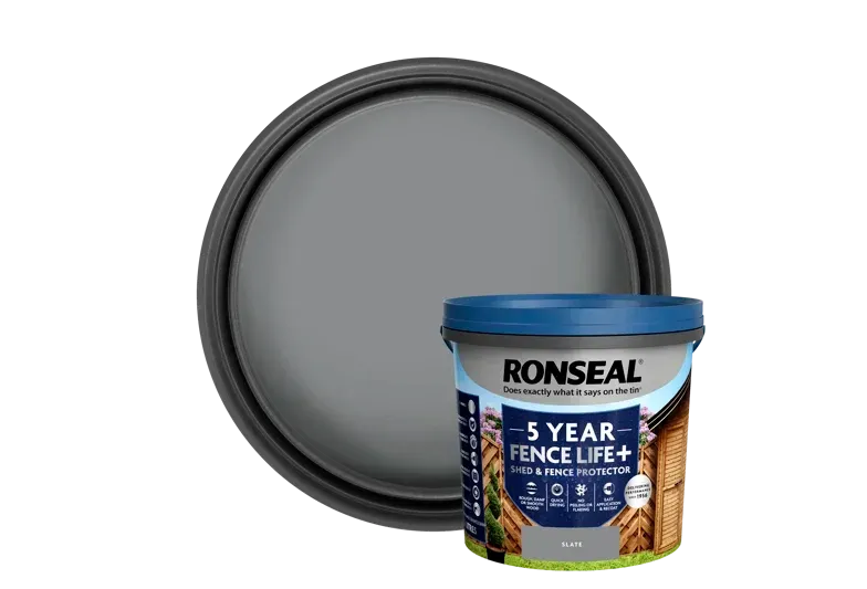 Ronseal 5ltr Fence Life Plus Slate Grey