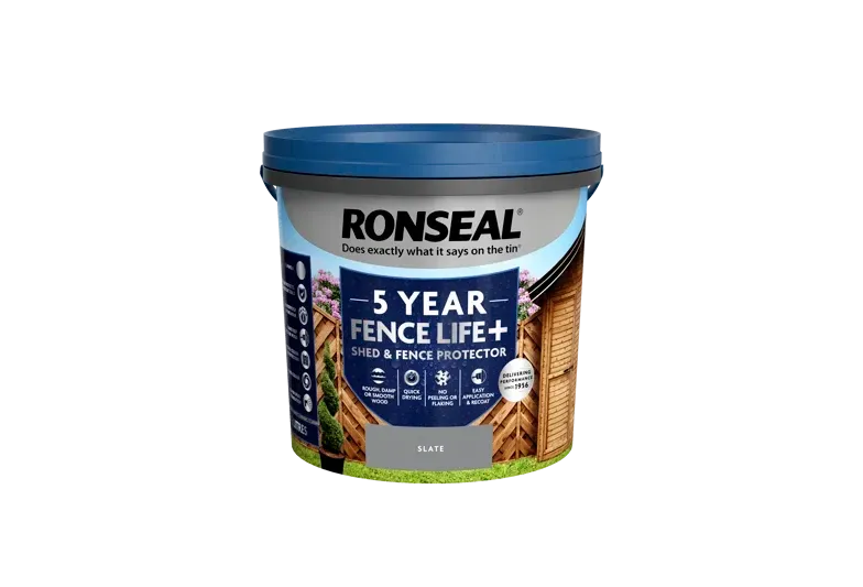 Ronseal 5ltr Fence Life Plus Slate Grey