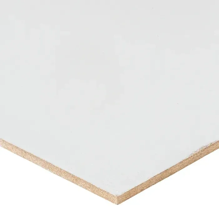 2440 x 1220 x 3mm White Faced MDF Board