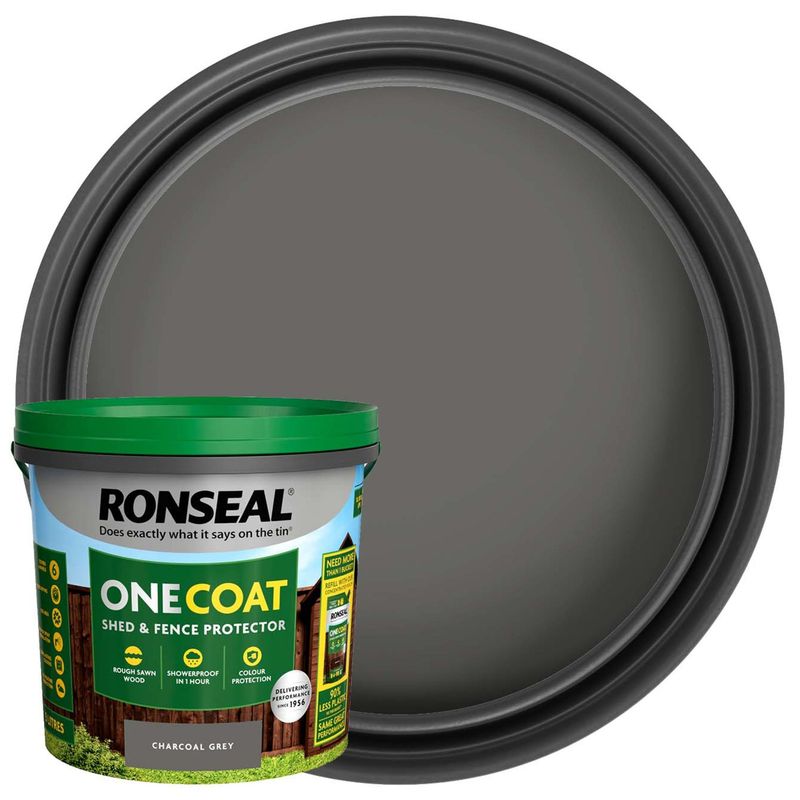 Ronseal 5ltr One Coat Fence life Charcoal