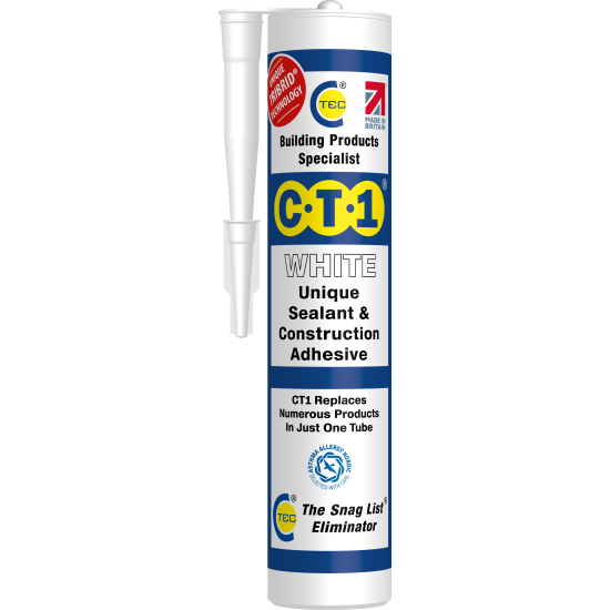 290ml CT1 SEALANT & CONSTRUCTION ADHESIVE WHITE