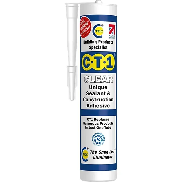 290ml CT1 SEALANT & CONSTRUCTION ADHESIVE CLEAR