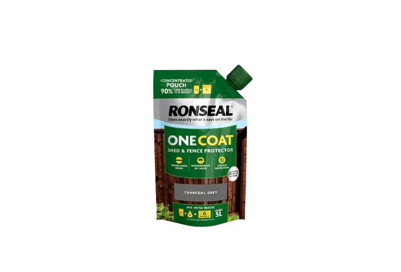 950ml One Coat Shed & Fence Protector Concentrate Pouch Charcoal Grey