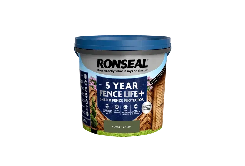Ronseal 5ltr Fence Life Plus Forest Green