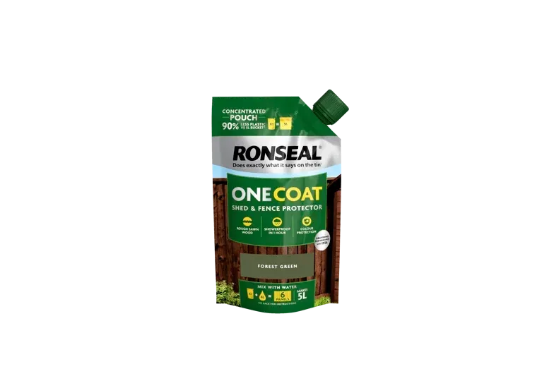950ml One Coat Shed & Fence Protector Concentrate Pouch Forest Green