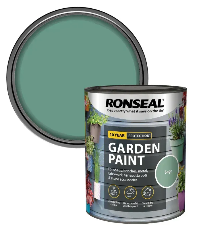 Sage Ronseal Garden Paint