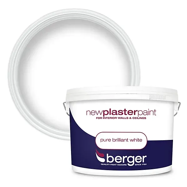 10ltr Berger Pure Brilliant White New Plaster Paint