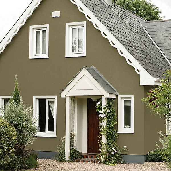 5ltr Sandtex Microseal Smooth Olive Masonry Paint