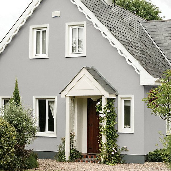 5ltr Sandtex Microseal Smooth Light Grey Masonry Paint