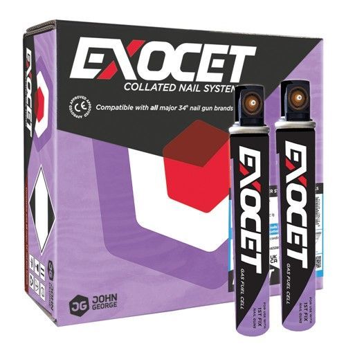 Exocet 90 x 3.1 Ring Shank Exogalv Nails 2200/Pack