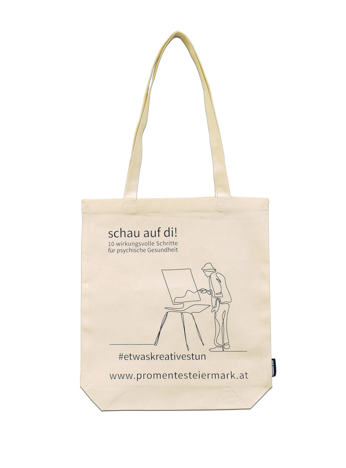Stofftasche schau auf di! – „Etwas Kreatives tun"