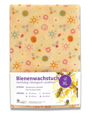 Bienenwachstuch-Kinder (Blumen) – x-large