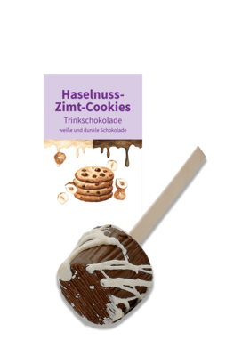 Trinkschokolade „Haselnuss-Zimt-Cookie“