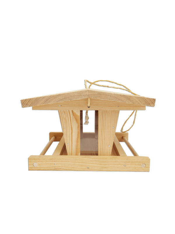 Futterhaus mit Plexiglas M „Lunch-Schloss“